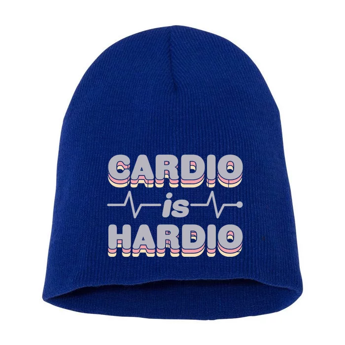 Cardio Is Hardio Short Acrylic Beanie