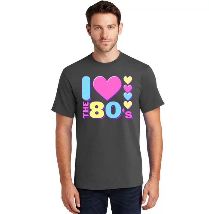 Cute I Heart Love The 80's Tall T-Shirt