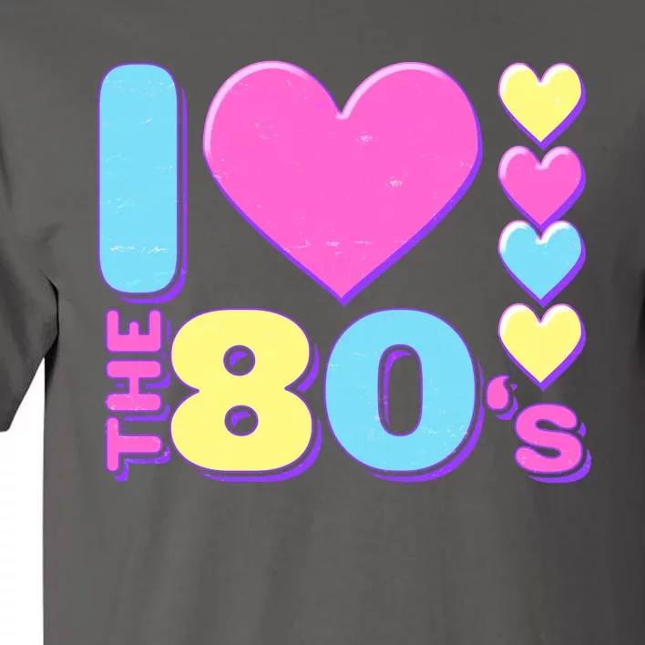 Cute I Heart Love The 80's Tall T-Shirt