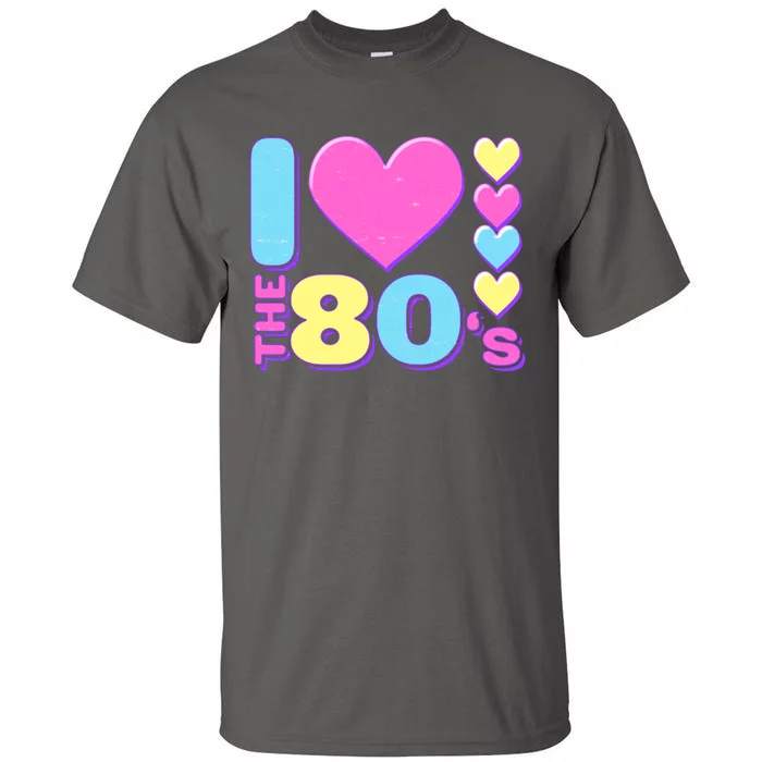 Cute I Heart Love The 80's Tall T-Shirt