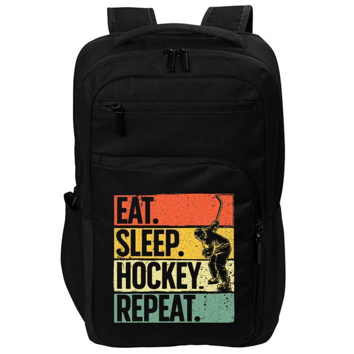 Cute Ice Hockey For  Hockey Lover Goalie Sports Impact Tech Backpack