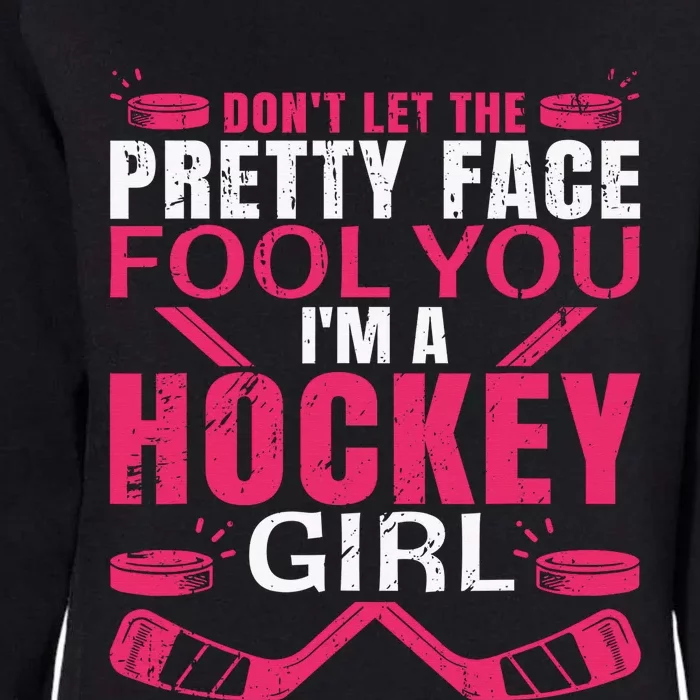 Cool Ice Hockey For Girls Field Hockey Lover Team Womens California Wash Sweatshirt