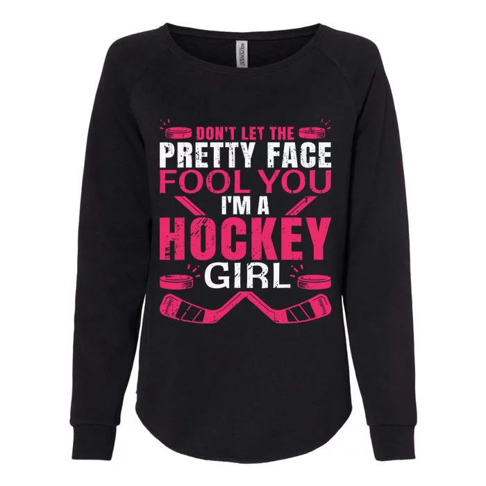 Cool Ice Hockey For Girls Field Hockey Lover Team Womens California Wash Sweatshirt