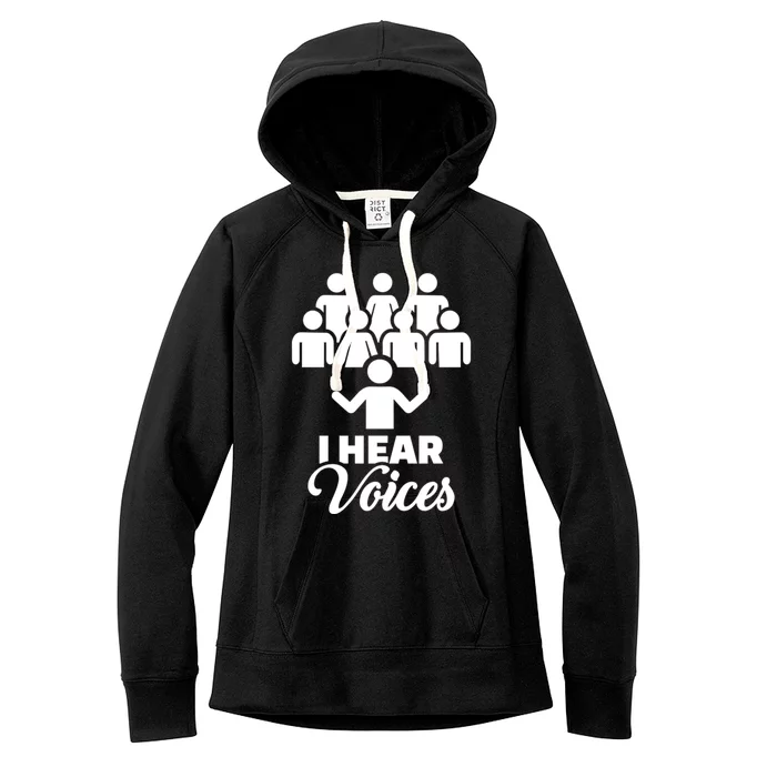 Choir I Hear Voices Women's Fleece Hoodie