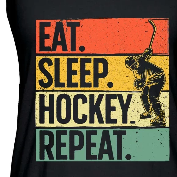 Cute Ice Hockey For Wo Hockey Lover Goalie Sports Ladies Essential Flowy Tank