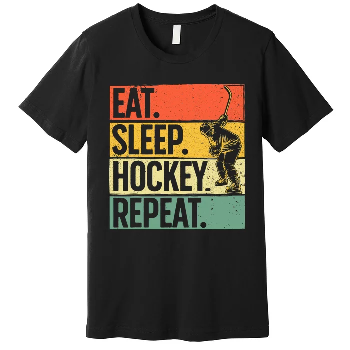 Cute Ice Hockey For Wo Hockey Lover Goalie Sports Premium T-Shirt