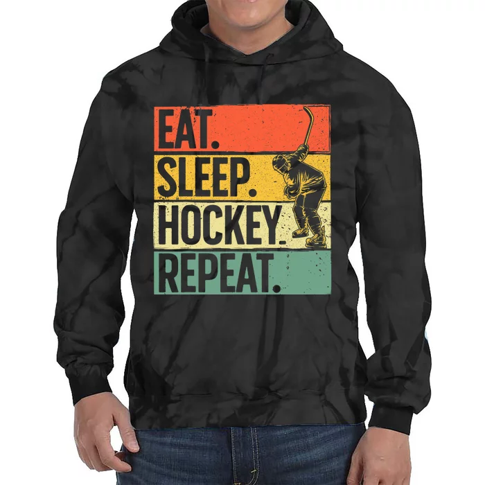 Cute Ice Hockey For Wo Hockey Lover Goalie Sports Tie Dye Hoodie