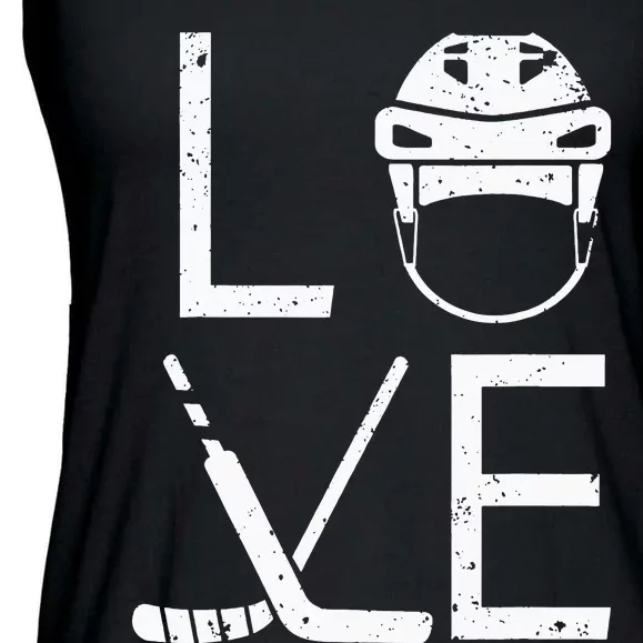 Cool Ice Hockey Art For  Goalie Coach Field Hockey Ladies Essential Flowy Tank