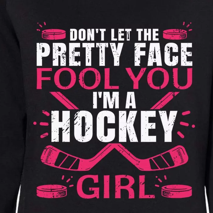 Cool Ice Hockey For Girls Hockey Player Sports Lovers Womens California Wash Sweatshirt