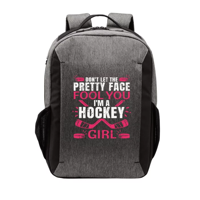 Cool Ice Hockey For Girls Hockey Player Sports Lovers Vector Backpack