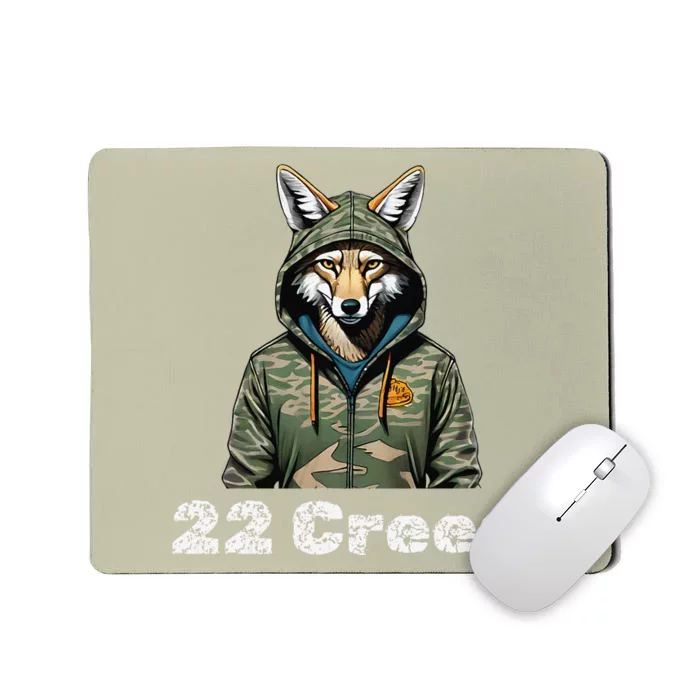 Coyote In Hood 22 Graphic Hunting Mousepad