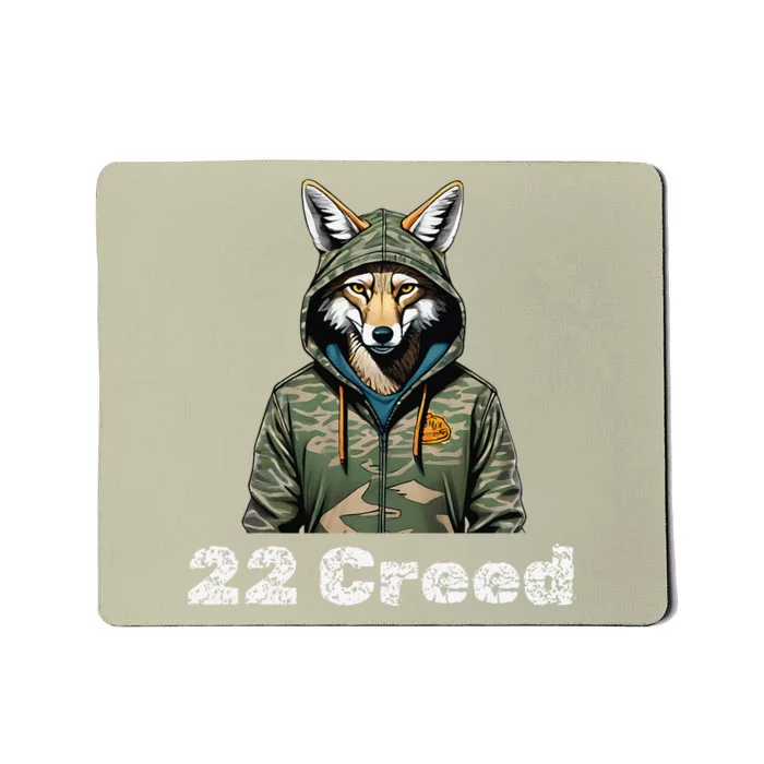 Coyote In Hood 22 Graphic Hunting Mousepad