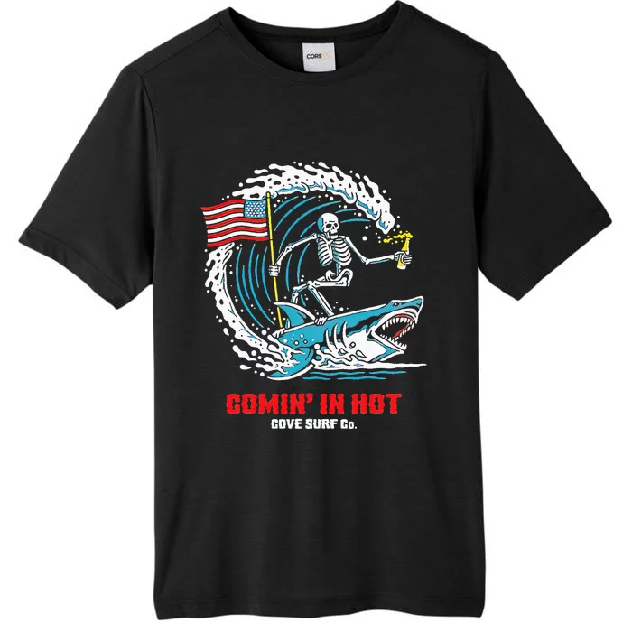 Comin' In Hot Cove Surf Co ChromaSoft Performance T-Shirt