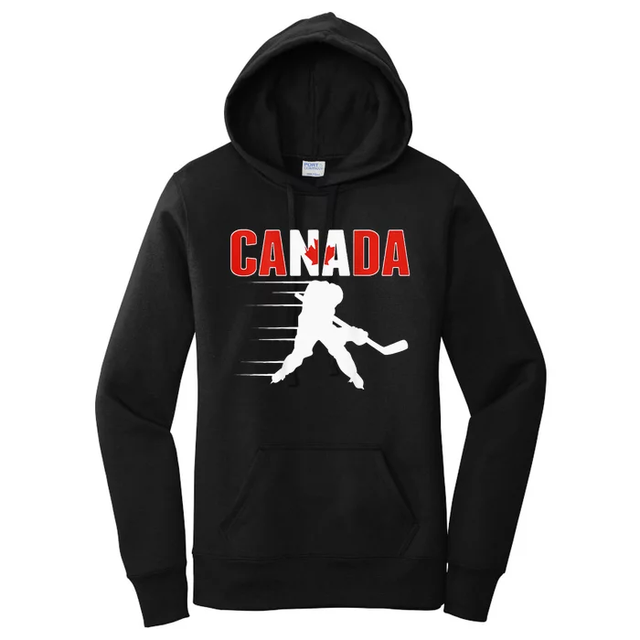 Canada Ice Hockey Lovers Jersey Canadian Hockey Team Fans Women's Pullover Hoodie