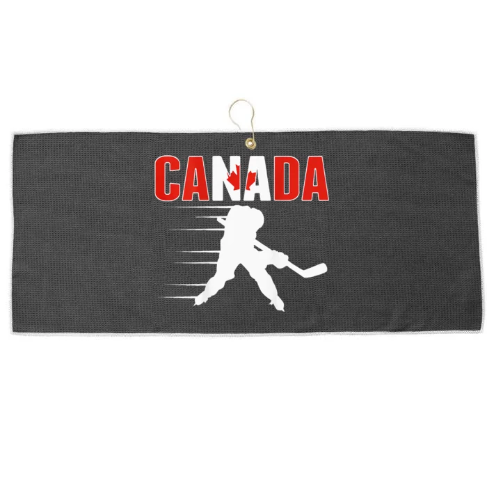 Canada Ice Hockey Lovers Jersey Canadian Hockey Team Fans Large Microfiber Waffle Golf Towel