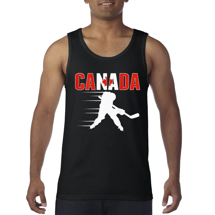 Canada Ice Hockey Lovers Jersey Canadian Hockey Team Fans Tank Top