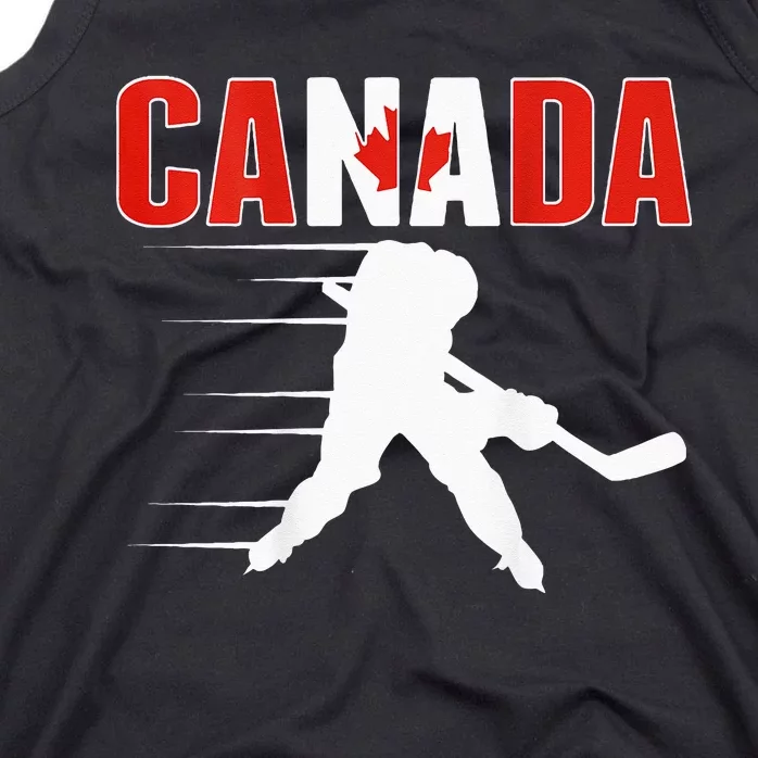 Canada Ice Hockey Lovers Jersey Canadian Hockey Team Fans Tank Top