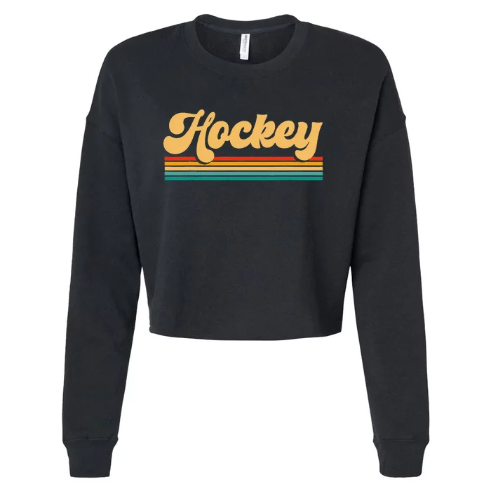 Cool Ice Hockey Art For    Ice Hockey Player Cropped Pullover Crew