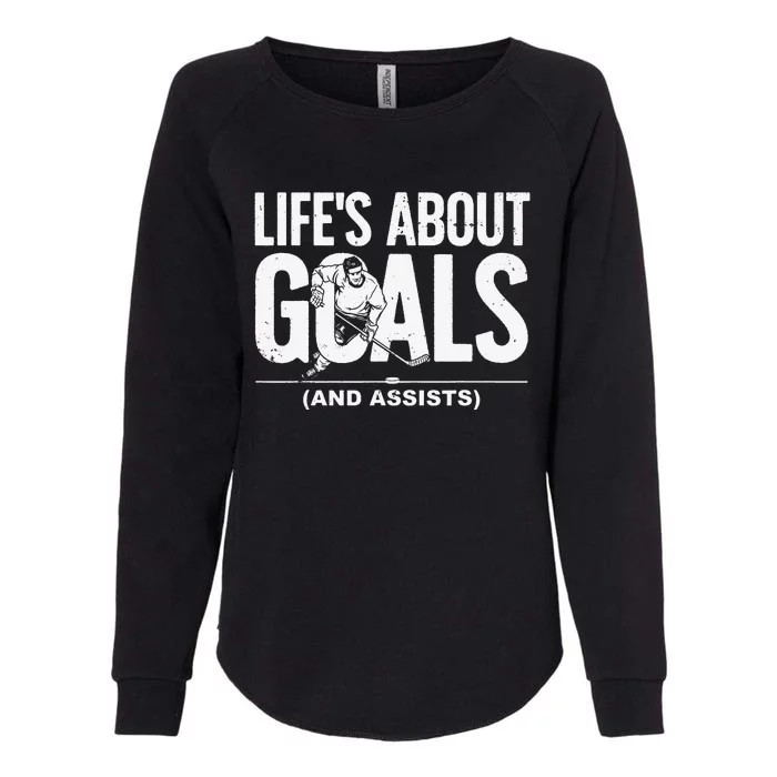 Cool Ice Hockey For  Hockey Lover Goalie Sports Womens California Wash Sweatshirt