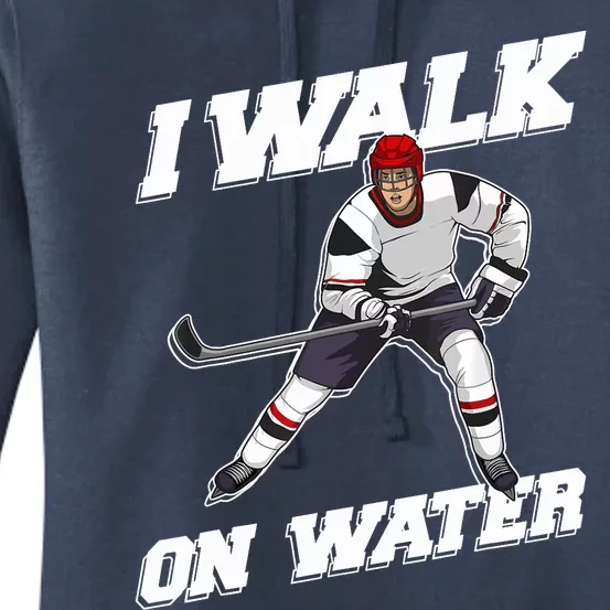 Cool Ice Hockey Player Art For Ice Hockey Lover Women's Pullover Hoodie