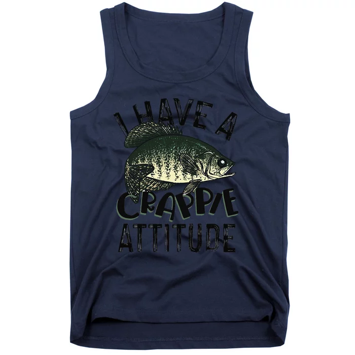 Cool I Have Crappie Attitude Gift Women Funny Fishing Tank Top