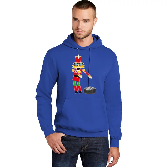 Christmas Ice Hockey Flossing Nutcracker Funny Gift Hoodie