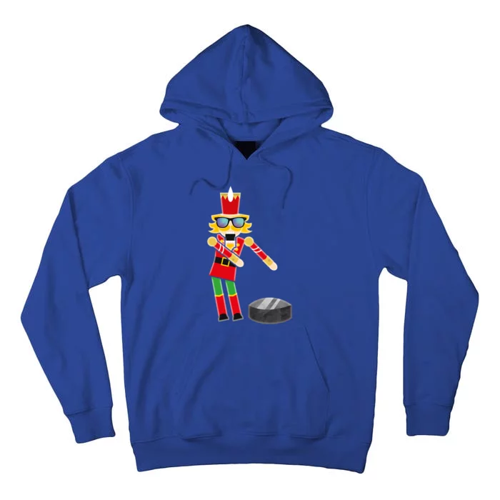 Christmas Ice Hockey Flossing Nutcracker Funny Gift Tall Hoodie