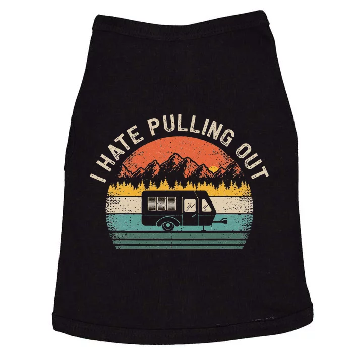 Camping I Hate Pulling Out Vintage Camper Travel Trailer Doggie Tank