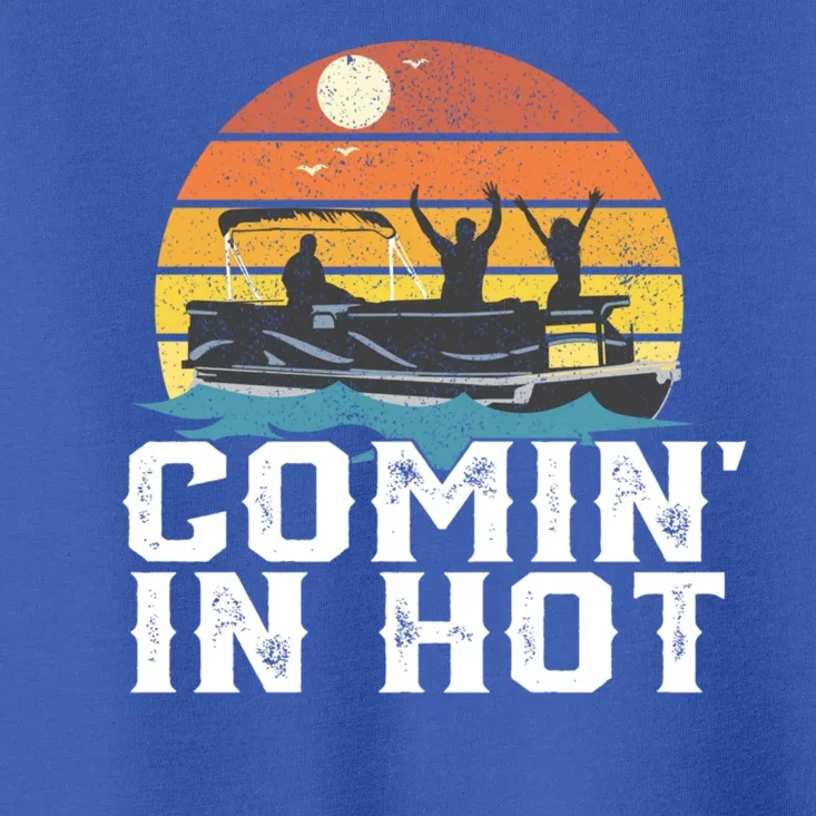 Comin In Hot Pontoon Boat Gif Funny Boating Lake Gift For Dad Gift