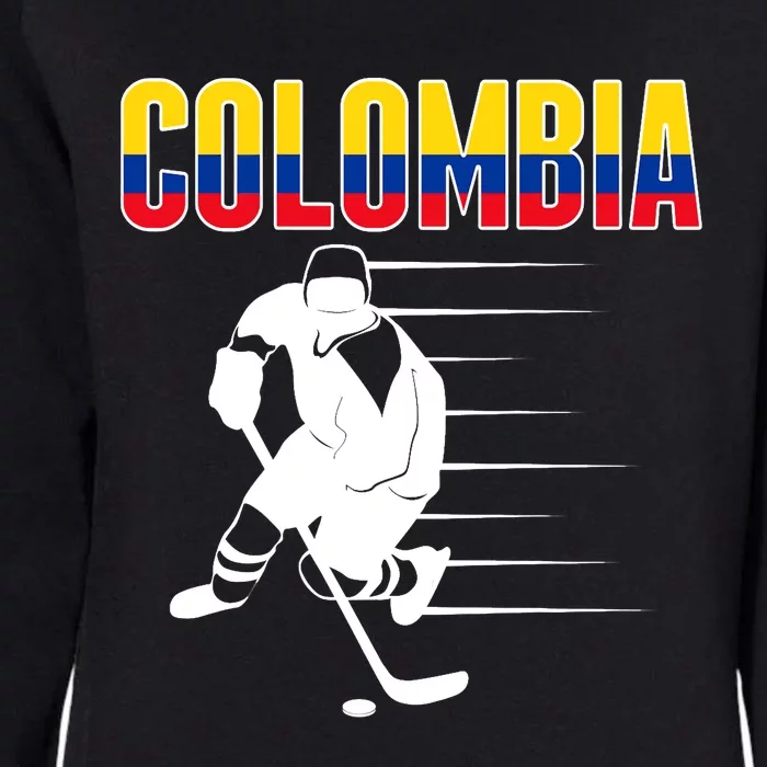 Colombia Ice Hockey Lovers Jersey Colombian Hockey Team Fans Womens California Wash Sweatshirt