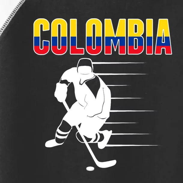 Colombia Ice Hockey Lovers Jersey Colombian Hockey Team Fans Toddler Fine Jersey T-Shirt