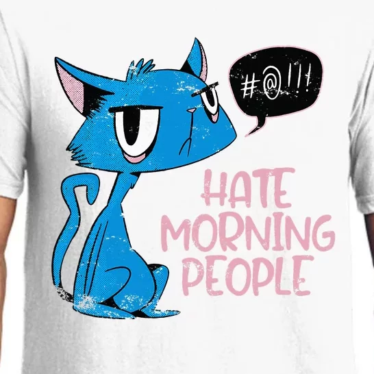 Cat. I Hate Morning People. Pajama Set