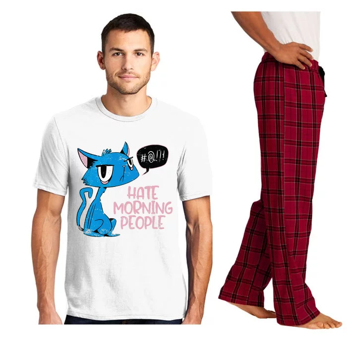 Cat. I Hate Morning People. Pajama Set