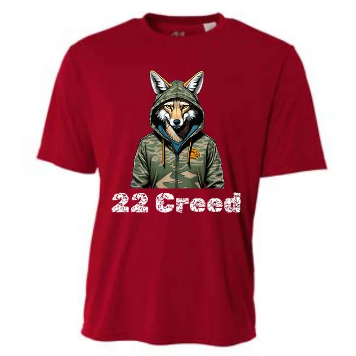 Coyote In Hood 22 Ting Cooling Performance Crew T-Shirt