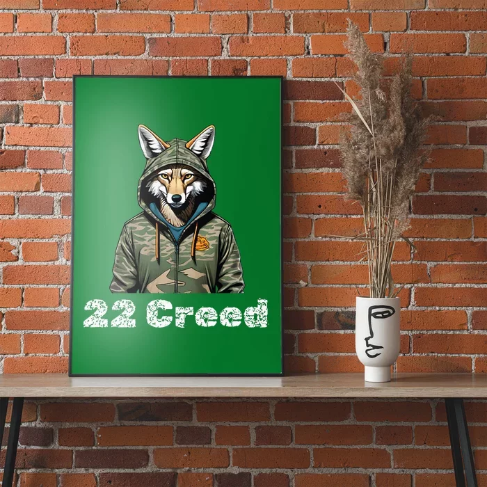 Coyote In Hood 22 Ting Poster