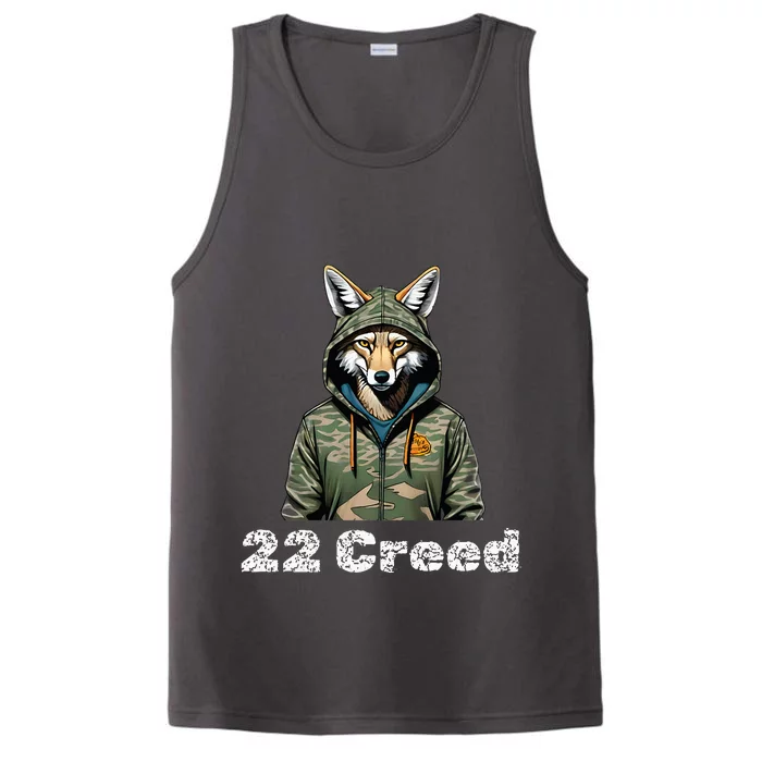 Coyote In Hood 22 Ting Performance Tank