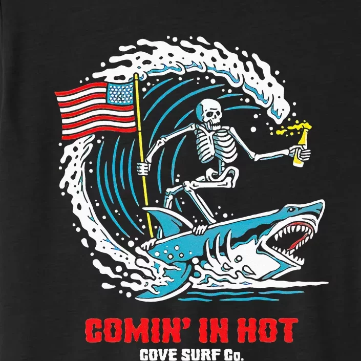 Comin In Hot Cove Surf Co ChromaSoft Performance T-Shirt