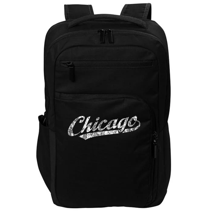 Chicago Illinois Il Vintage Sports Retro Impact Tech Backpack