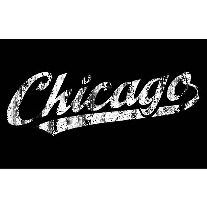 Chicago Illinois Il Vintage Sports Retro Bumper Sticker