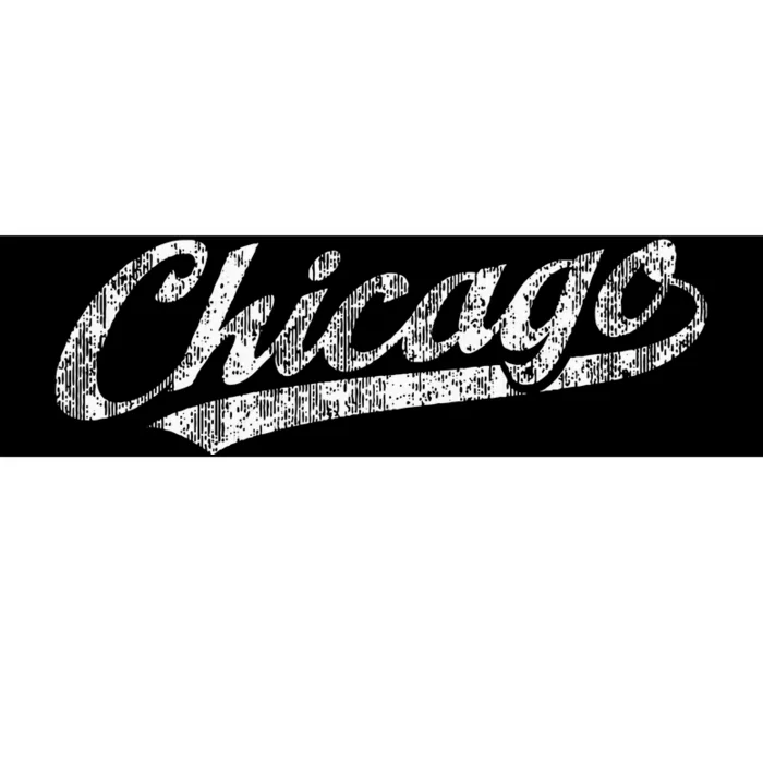 Chicago Illinois Il Vintage Sports Retro Bumper Sticker