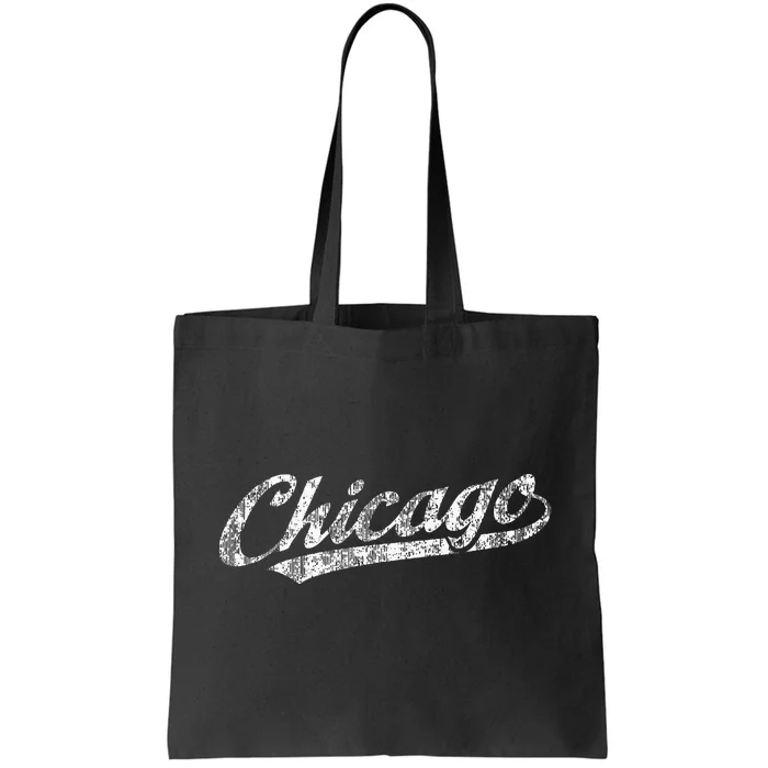 Chicago Illinois Il Vintage Sports Retro Tote Bag