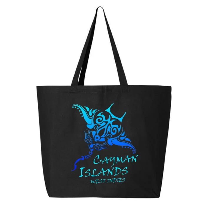 Cayman IslandsWest Indies Vintage Tribal Manta Ray Vacation 25L Jumbo Tote