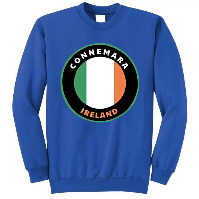 Connemara Ireland Ie Irish Heritage And Pride Flag Badge Gift Tall Sweatshirt