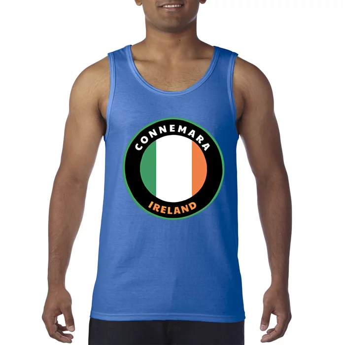 Connemara Ireland Ie Irish Heritage And Pride Flag Badge Gift Tank Top