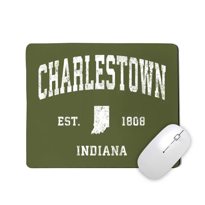 Charlestown Indiana In Vintage Athletic Mousepad