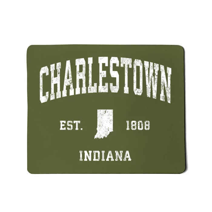 Charlestown Indiana In Vintage Athletic Mousepad