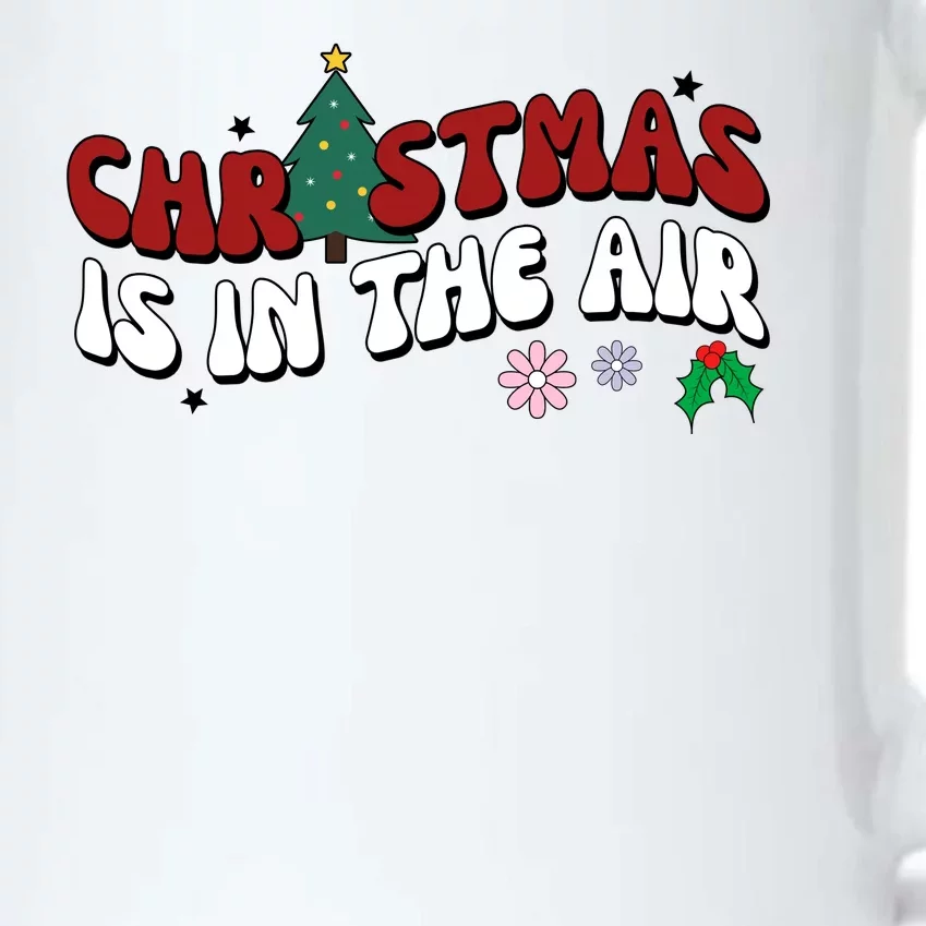 Christmas Is In The Air Holiday Gift Black Color Changing Mug