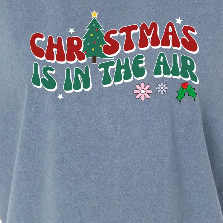 Christmas Is In The Air Holiday Gift Garment-Dyed Women's Muscle Tee