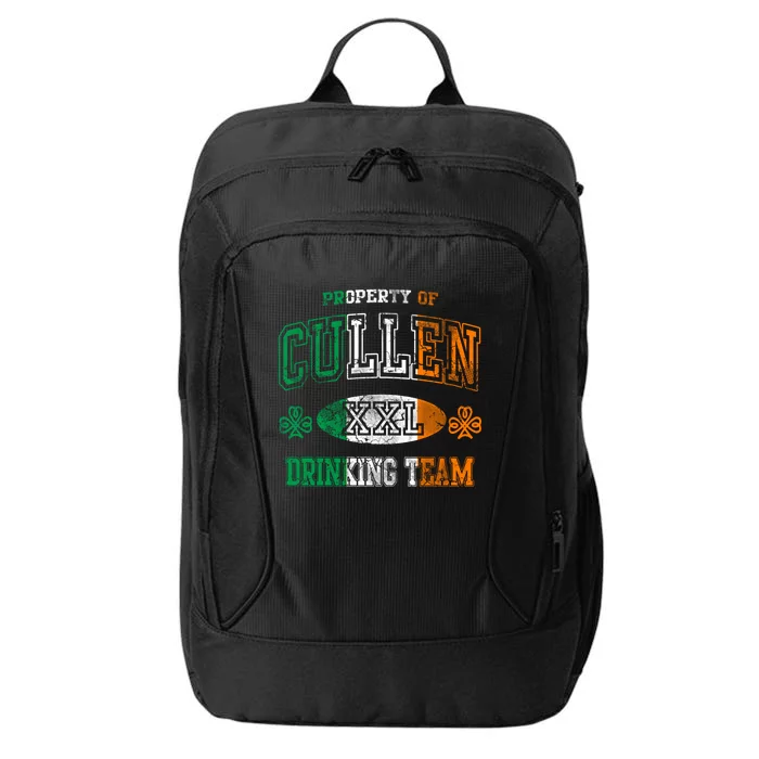 Cullen Irish Ing Team Ireland Flag St Patricks Gift City Backpack