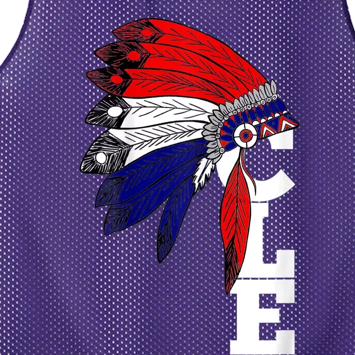 Cleveland Iroqios Indian Tribe Mesh Reversible Basketball Jersey Tank